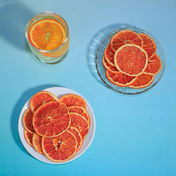 Dried Blood Orange Slices Dehydrated Blood Orange Slices for Cocktail Slow Cooker Fruit Tea Baking Potpourri Crafts Scented Candle Wreaths 100% Natural No Sulfite Gluten Free No Added Sugar 3Oz/85G3