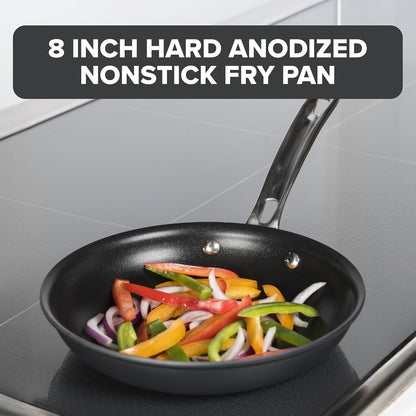 Viking Nonstick Frying Pan, 8 Inch Hard Anodized Kitchen Cookware, Gray2