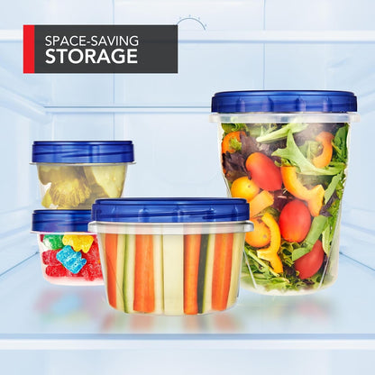 32Oz Plastic Containers with Twist Top Lids (6 Pack), Quart Freezer Containers with Lids for Leftover Food, Airtight Reusable Soup Containers, Microwave and Dishwasher Safe7