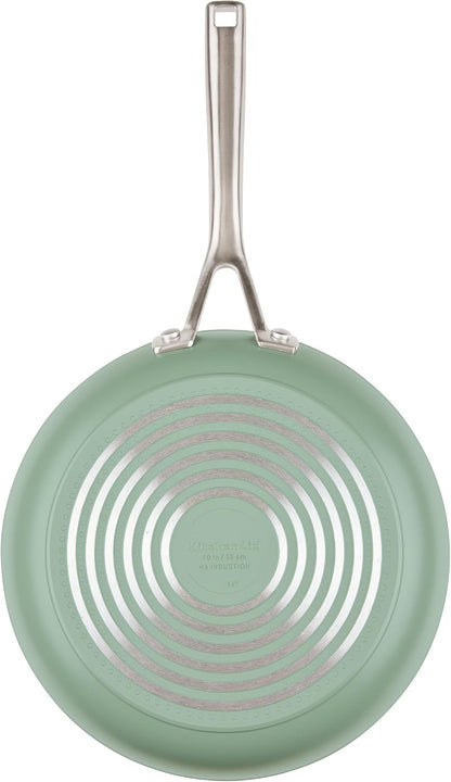 Kitchenaid Hard-Anodized Induction Ceramic Pots and Pans Set, 9Pc Cardamom4