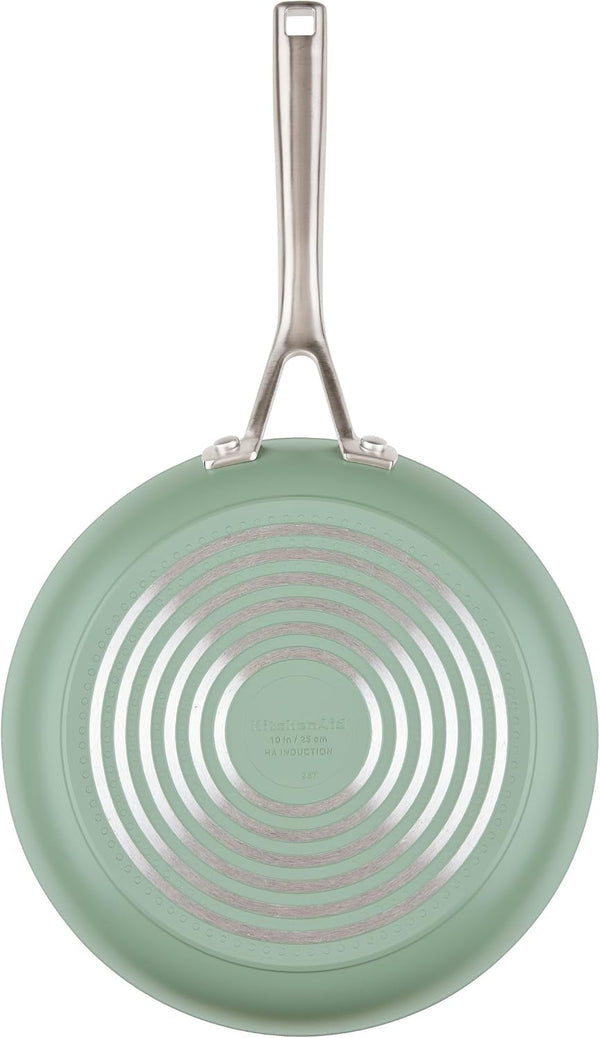 Kitchenaid Hard-Anodized Induction Ceramic Pots and Pans Set, 9Pc Cardamom4