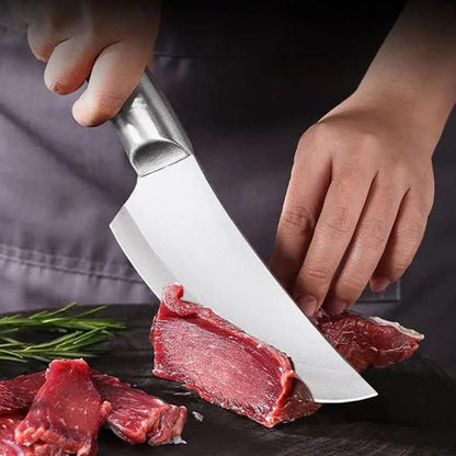 Meat Cleaver Knife, Stainless Steel Boning Knife Kitchen Dividing Slaughtering Knife Peeling Kitchen Knife Chef Knife Cooking Tool Meat Cleaver (Color : Style 1)5