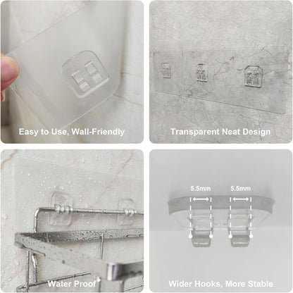 Adhesive Shower Caddy Adhesive Replaycement for Wall Mount Shower Caddies5