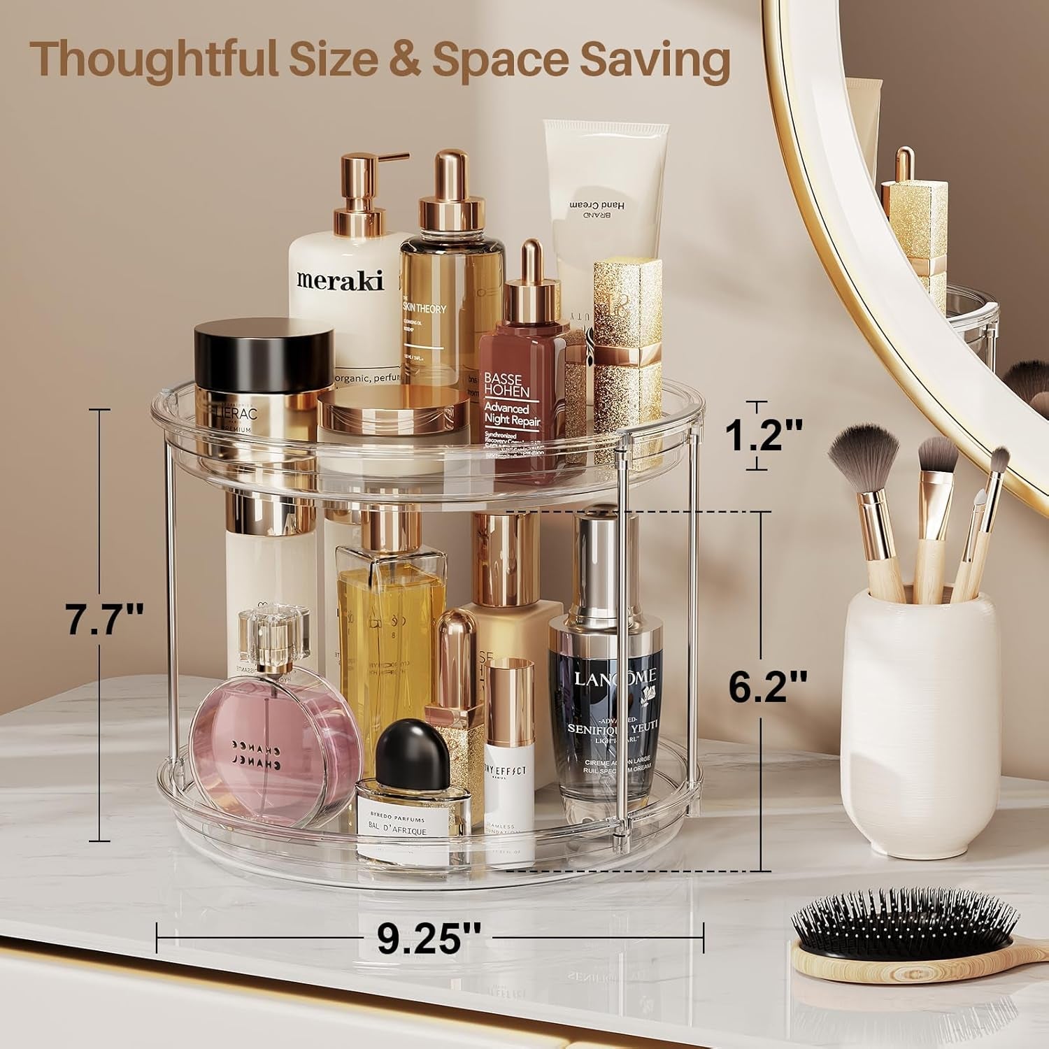 2-tier-lazy-susan-turntable-organizer-9-25-rotating-spice-rack-organization-for-cabinet-kitchen-pantry-countertop-bathroom-vanity-medicine-cabinet-organizer-clear