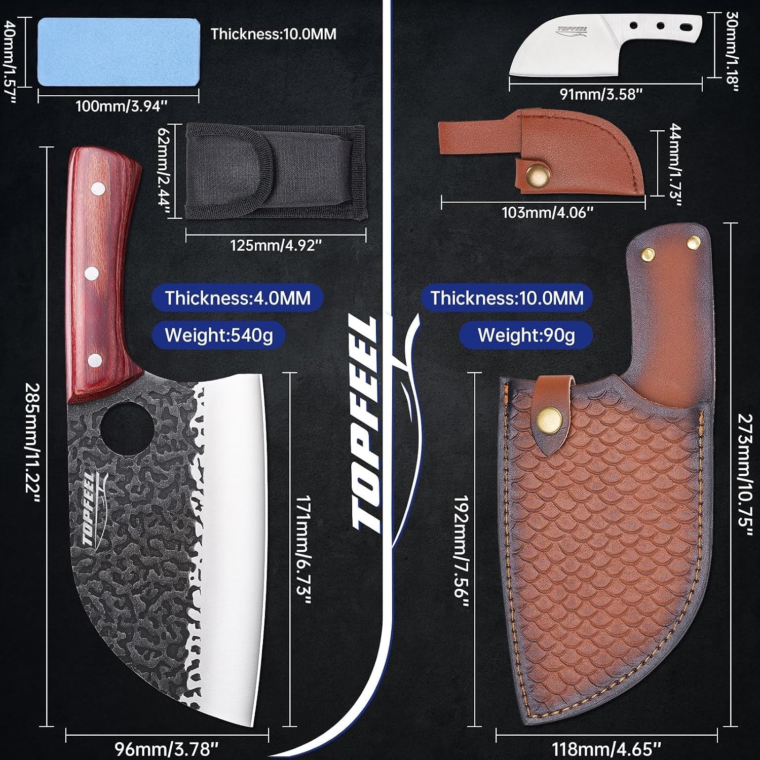 6-8-inch-serbian-chef-knife-set-with-leather-sheath-and-whetstone