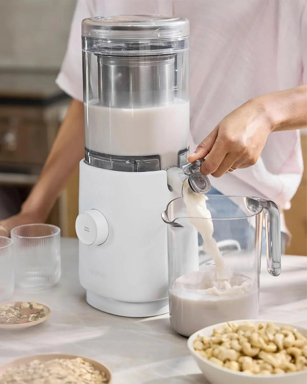 M1 - Plant-Milk Maker - Homemade Oat and Nut Milk - White | Homemade Oat and Nut Dairy Alternative - Barista Quality Creamy Texture - Blends and Strains in Minutes - Easy to Clean5