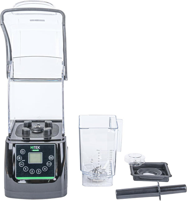 '-Hi Tek 3 HP Commercial Blender, 1 Variable Speed Heavy-Duty Blender - 48-Ounce Tritan Jar, Sound Enclosure, White Plastic, Industrial, Programmable Touchpad15