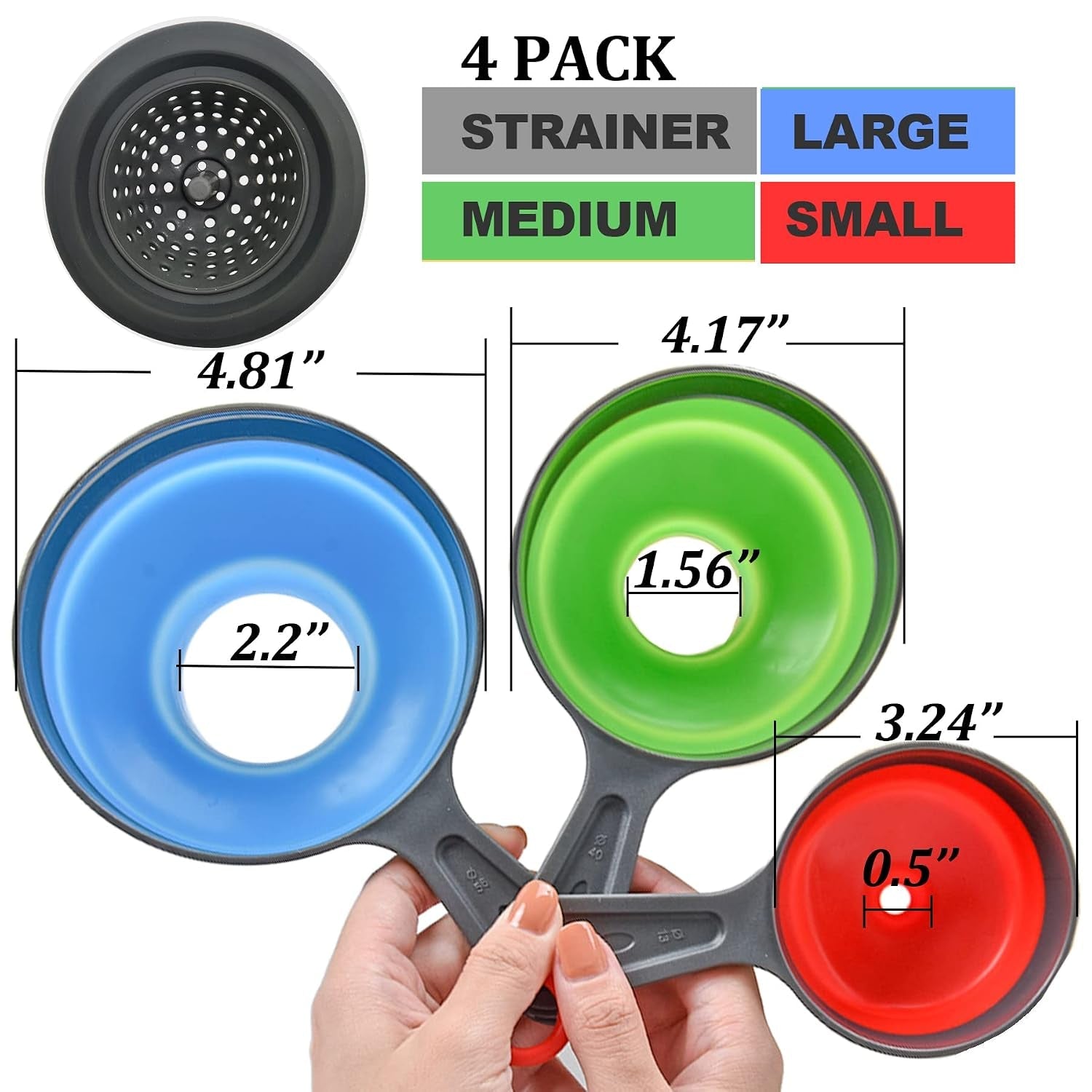 canning-funnel-with-strainer-wide-mouth-food-funnels-for-kitchen-use-mason-jars-canning-supplies-kit-tools-funnels-for-filling-bottles-food-grade-silicone-4-pack