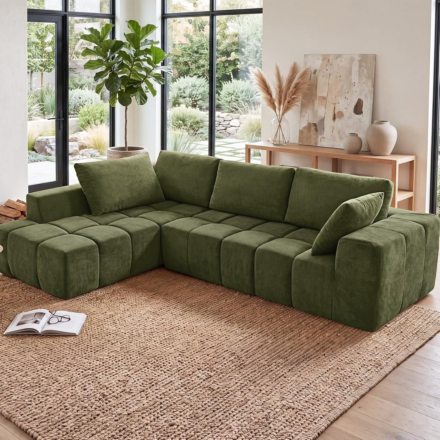 116-modular-boneless-couch-for-living-room-modern-sectional-chenille-sofa-with-oversized-deep-seat-cloud-couch-with-l-shape-chaise-no-assembly-required-green