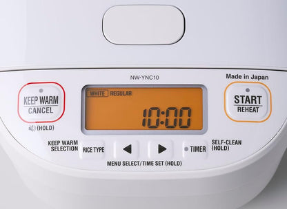 Zojirushi NW-YNC10WA Induction Rice Cooker and Warmer 5.5 Cup, White2