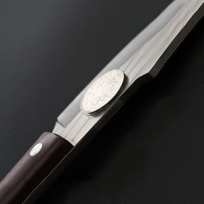 Meat Cleaver,Cleaver Knife, 4Inch Forged Meat Cleaver Knife Stainless Steel Hunting Survival Knives Fruit Vegetables Utility Paring Boning Knife with Sheath (Color : 9)6