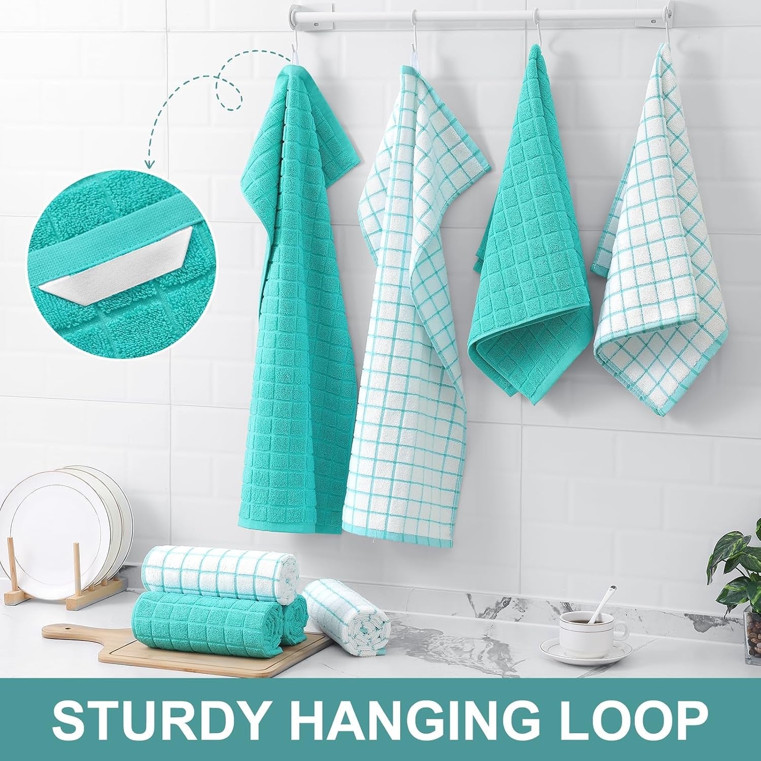 premium-ring-spun-cotton-390-gsm-kitchen-towels-4-pack-aqua