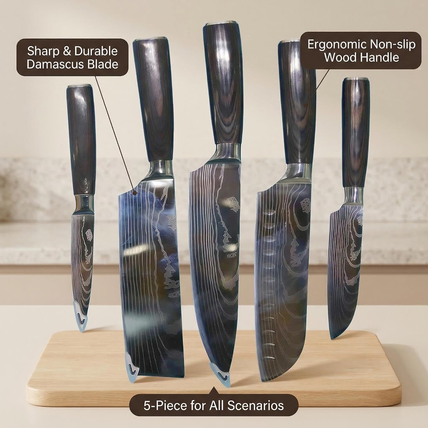5-piece-japanese-kitchen-knife-set-high-carbon-stainless-steel-damascus-pattern-blades-with-pakkawood-handle-chef-santoku-cleaver-paring