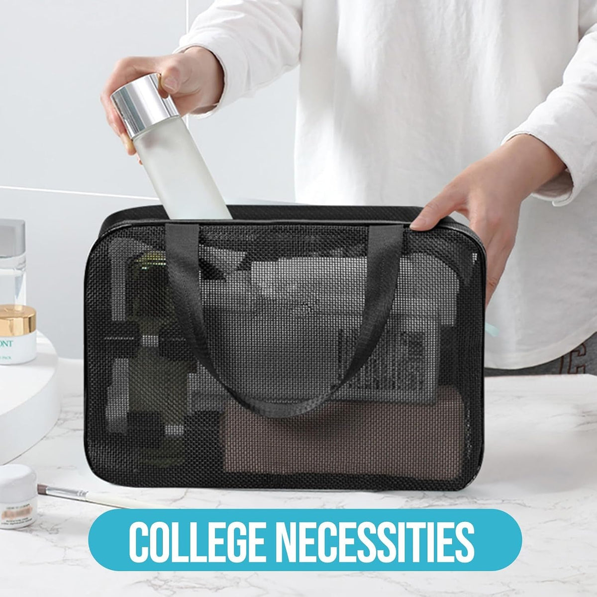 mesh-shower-caddy-mash-shower-bag-black-portable-mesh-accessories-organizer-tote-for-gym-college-dorm-room-black-large