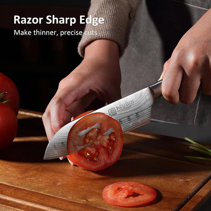 Santoku Knife, 5 Inch Chef Knife, Ultra Sharp Kitchen Knife5