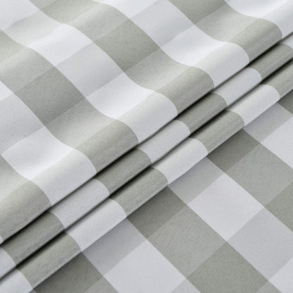 Rectangle Checkered Tablecloth Waterproof Spillproof Wrinkle Resistant Buffalo Plaid Heavy Weight Table Cloth Gingham Table Cover for Outdoor and Indoor Use, 52 X 70 Inch Grey and White9