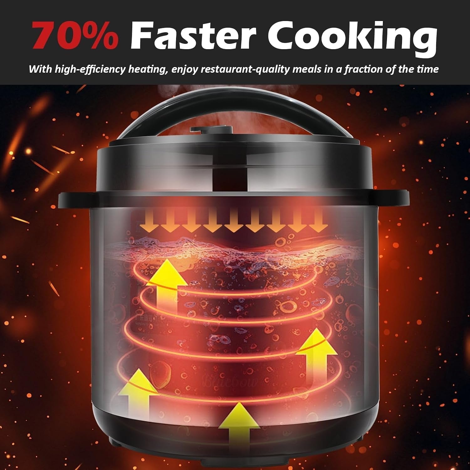 chefvia-6-5-quart-8-in-1-electric-pressure-cooker-stainless-steel-multi-cooker-with-led-display-slow-cook-rice-steam-saute-warm-functions-black-silver-kitchen-appliance
