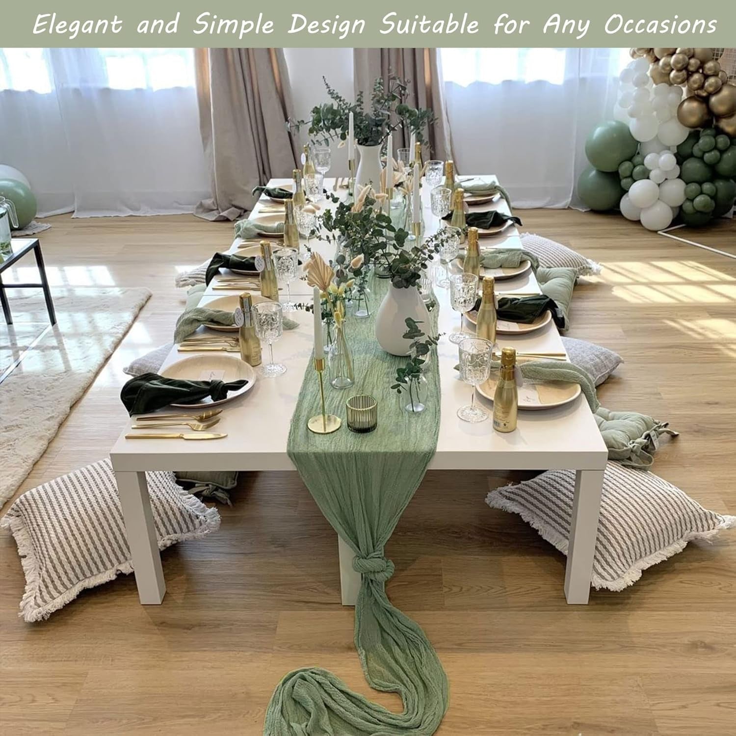 12-pack-10ft-cheesecloth-table-runner-35x120-inch-boho-gauze-table-runner-cheese-cloth-long-romantic-table-runners-for-wedding-bridal-shower-birthday-party-table-decor-dusty-sage-green