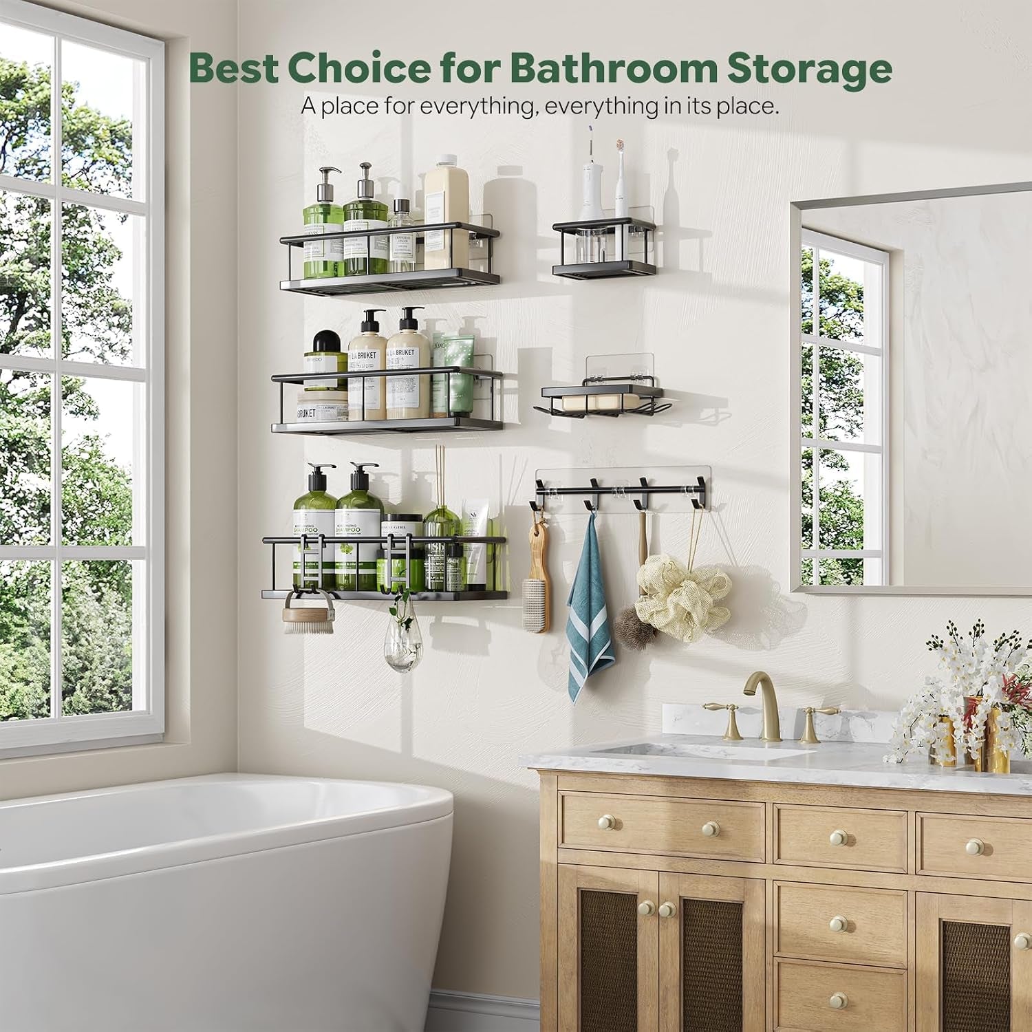 6-pack-shower-caddy-adhesive-rustproof-shower-shelves