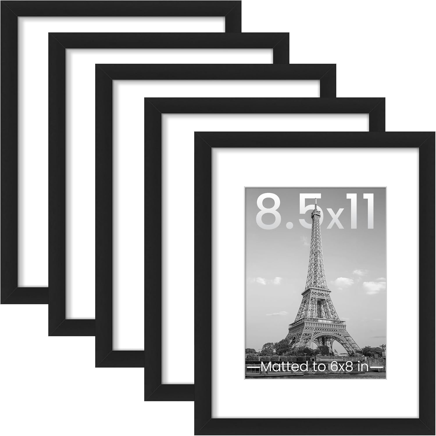 8-5-by-11-picture-frame-gallery-wall-frames-set-of-5-black