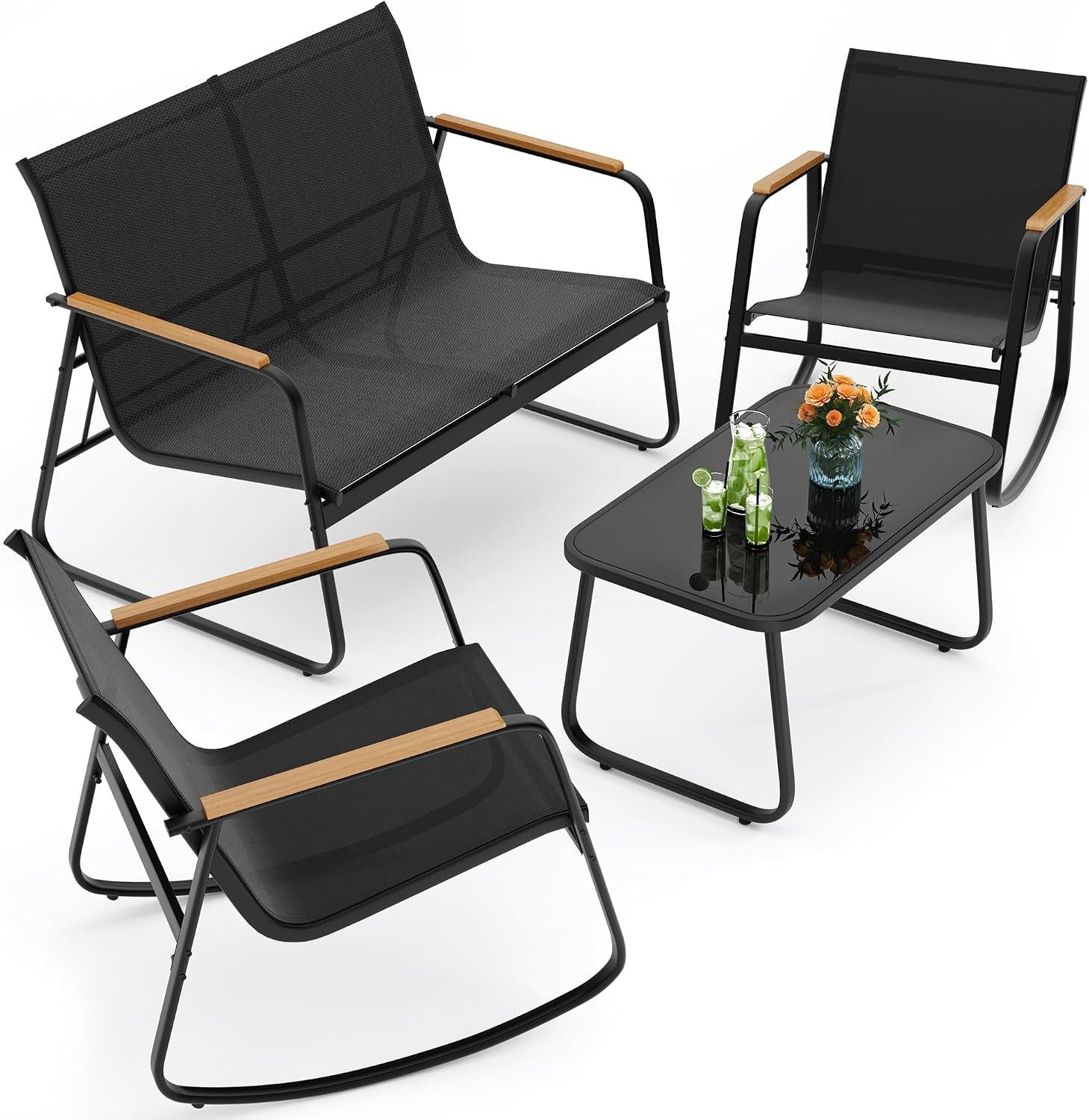 4-piece-patio-furniture-set-textilene-conversation-set-black