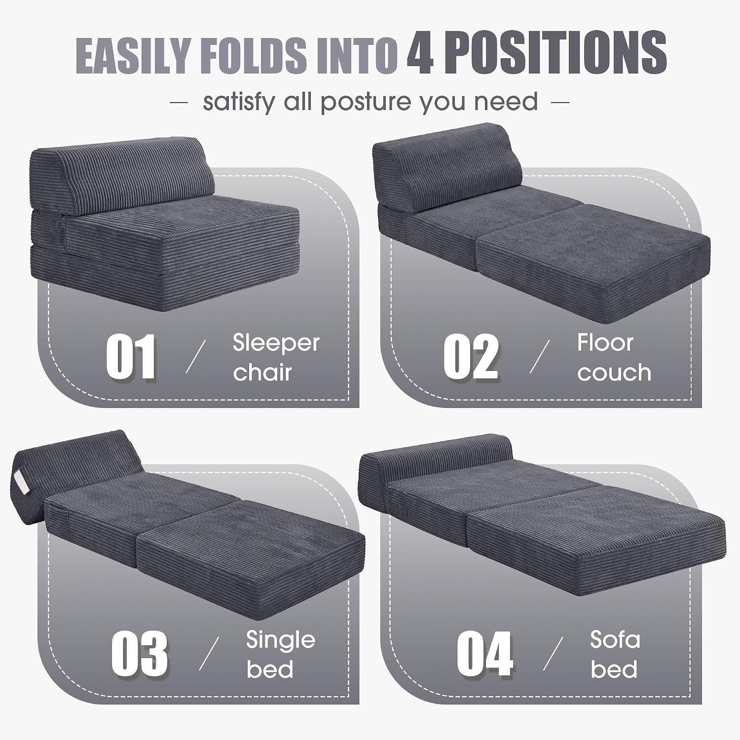 folding-sofa-bed-with-pillow-memory-foam-fold-out-chair-bed-convertible-sleeper-chair-with-washable-cover-futon-floor-couch-for-living-room-dorm-guest-use-home-office-apartment-gray