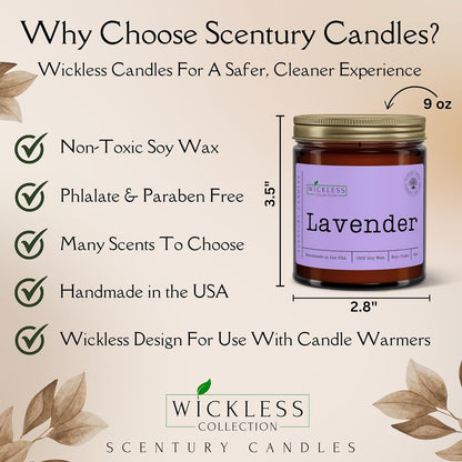 Wickless Fall Scented Candles for Candle Warmer Lamp, Many Scents to Choose, 100% Non-Toxic Soy Wax, Candle Melts for Warming Plate, Handmade in the USA (Autumn Glow)5