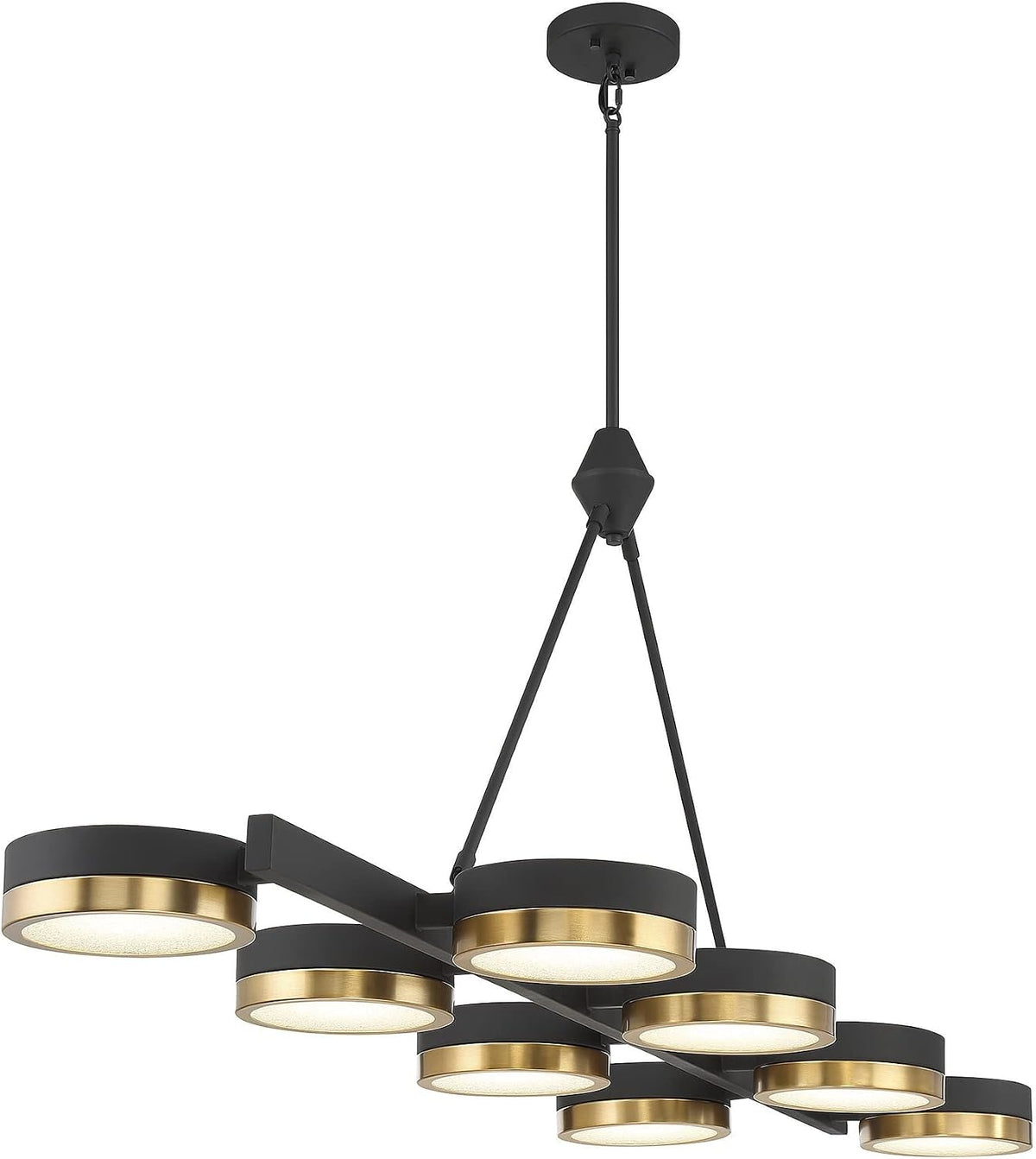 1-1636-8-143-ashor-modern-crushed-crystal-linear-chandelier-integrated-led-8-light-88-total-watts-23-h-x-60-l-matte-black-with-warm-brass-accents