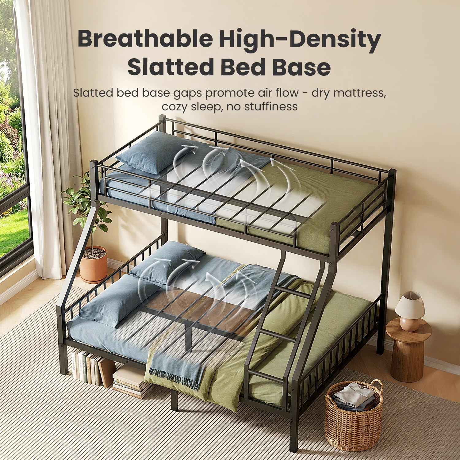heavy-duty-twin-xl-over-queen-bunk-bed-with-eva-padded-angled-ladder