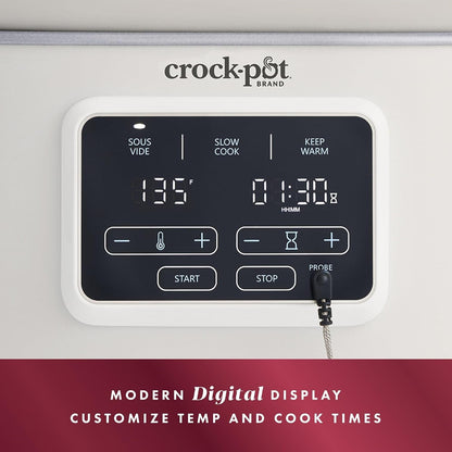 Crock-Pot Programmable 6-Quart Slow Cooker with Sous Vide, Oat Milk5