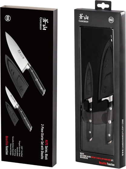 ALPS Series 502797 German Steel Forged 2-Piece Starter Set with Sheaths, Black8