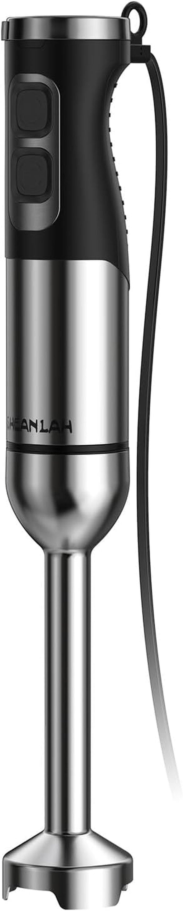 1000W Powerful Immersion Blender Handheld, 2026 New Update Hand Blender with 25-Speed and Heavy-Duty Copper Motor (Silver)1