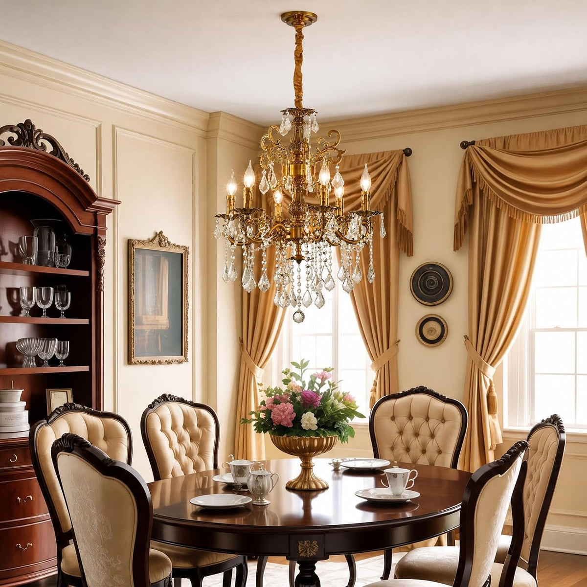 vintage-6-arms-crystal-chandelier-candle-light-fixture-for-dining-room-living-room-bedroom-hallway-entryway-antique-gold-finish-23-6-lights
