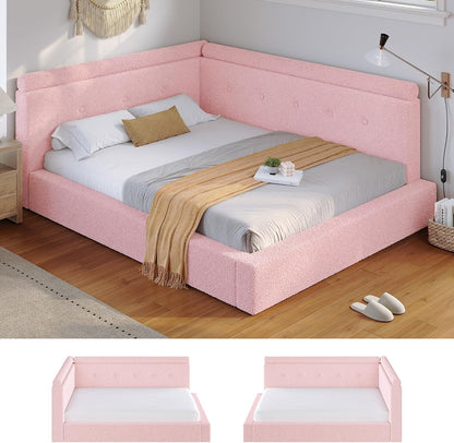 Queen Upholstered Daybed with 5.7" Cloud Headboard8