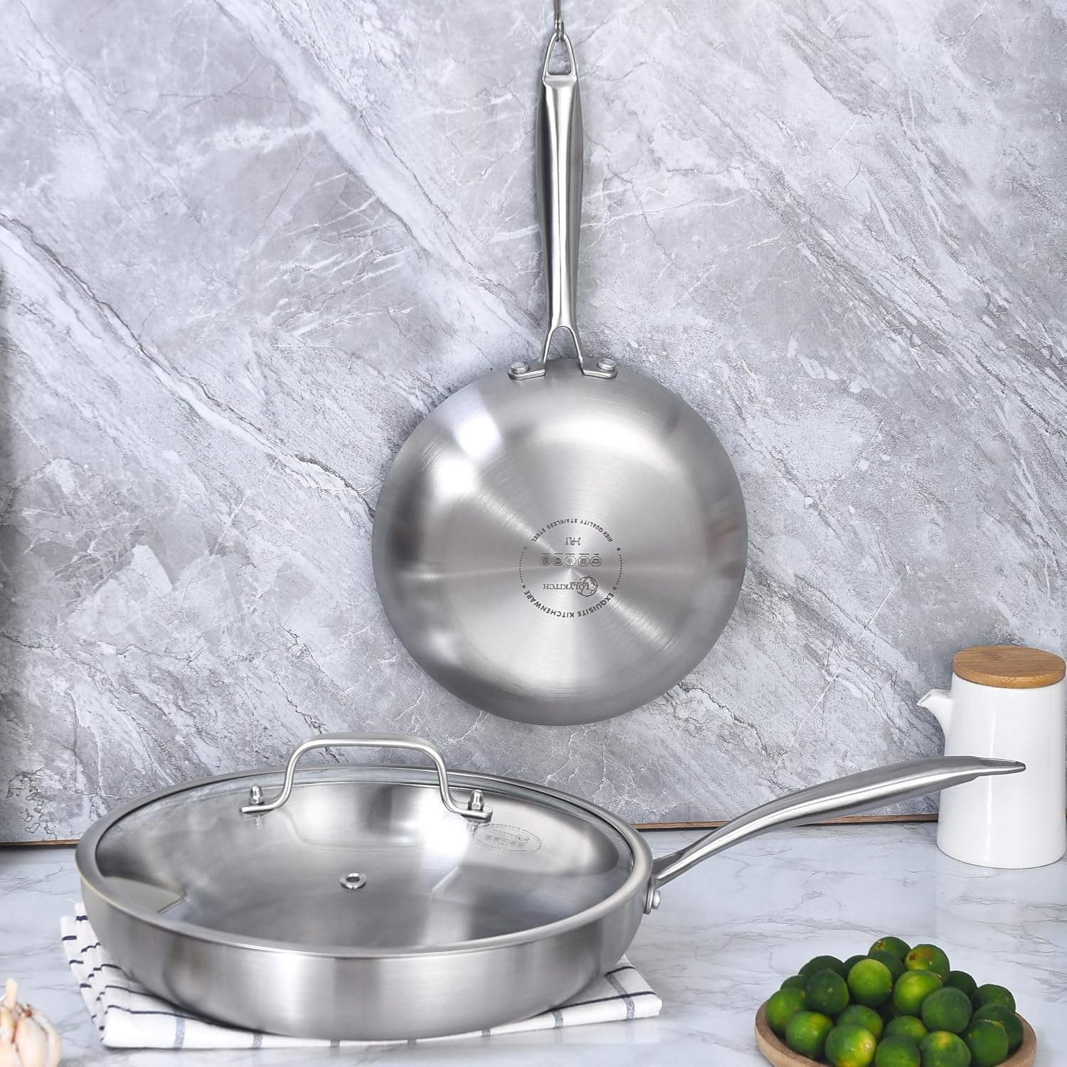 8-5-10-inch-tri-ply-stainless-steel-frying-pan-set-with-lid-skillets-induction-cookware-dishwasher-and-oven-safe-tri-ply-stainless-steel-frying-pan-pfoa-ptfe-free-fast-even-heat-induction-compatible-dishwasher-oven-safe