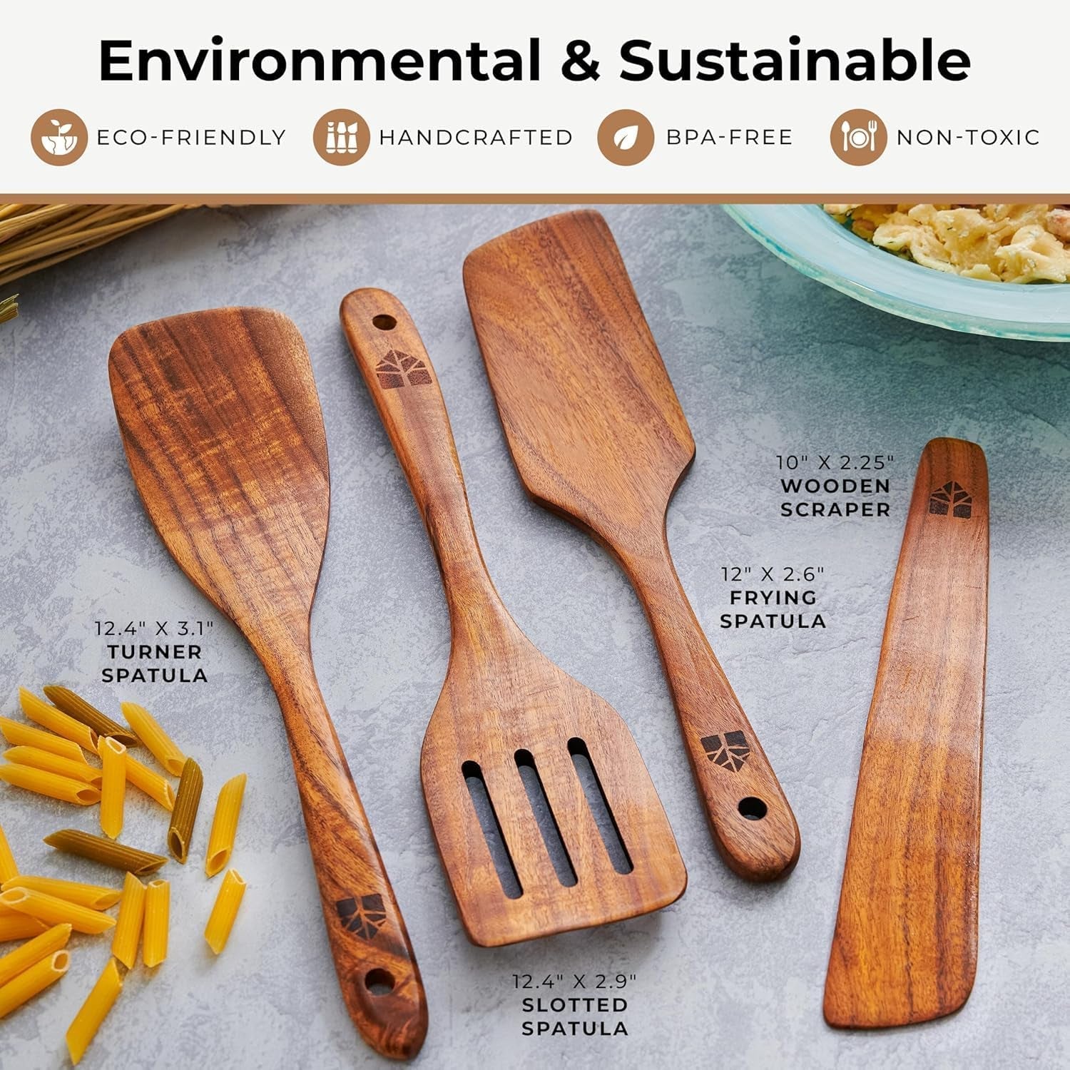 wooden-spatula-for-cooking-teak-wood-set-of-4-for-non-stick-frying-pan-includes-paddle-turner-slotted-spurtle-scraper-long-ergonomic-handles-scratch-free-design