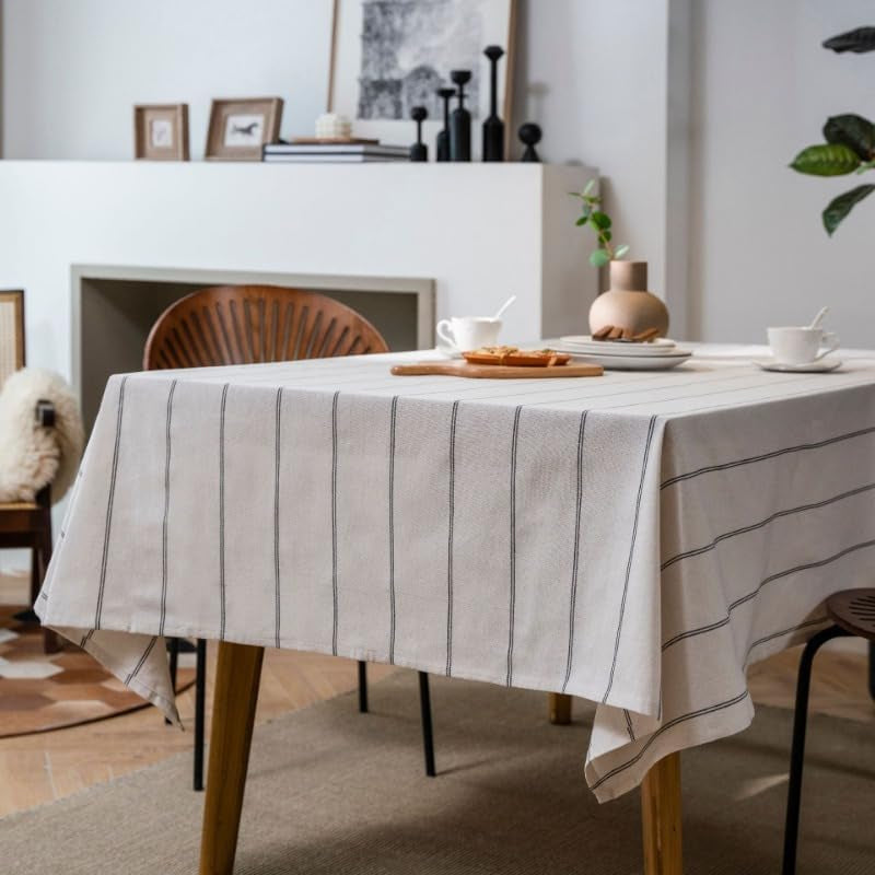 cotton-linen-table-cloths-boho-farmhouse-heavy-fabric-table-cover-burlap-striped-washable-table-top-for-parties-coffee-kitchen-picnic-square-55-554-6-seats
