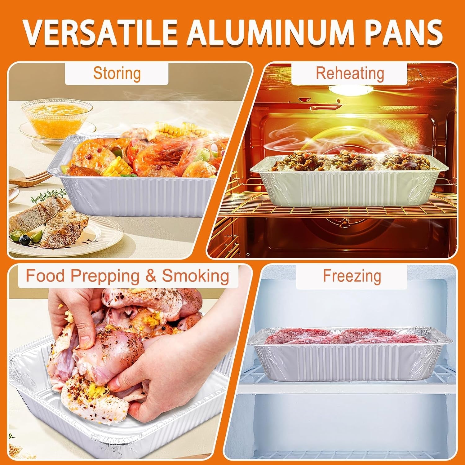 aluminum-foil-pans-9x13-disposable-half-size-aluminum-foil-heavy-duty-deep-steam-table-pan-tin-foil-turkey-sheets-tray-chafing-grill-accessories-for-cooking-baking-storing-food-prepping-30