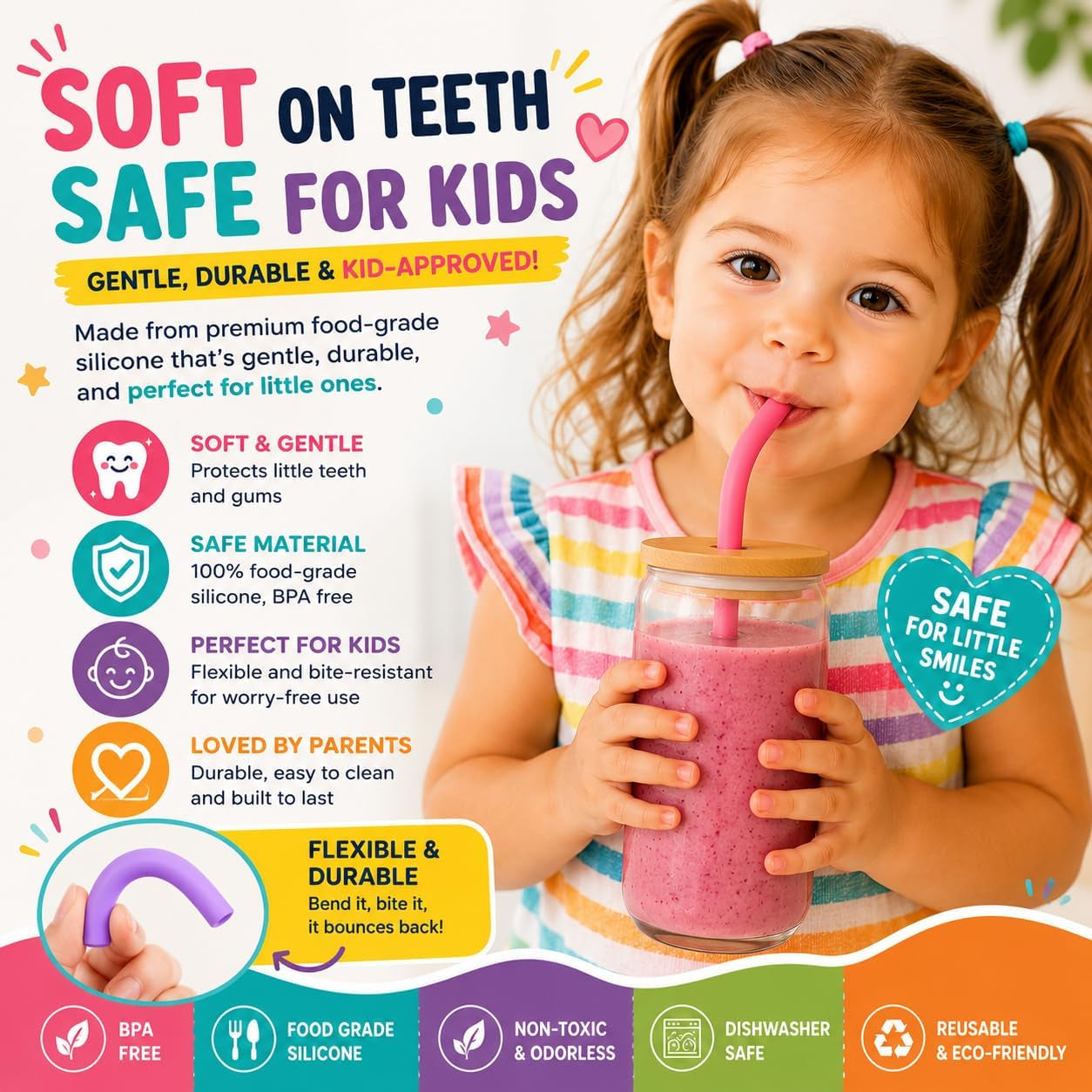 reusable-silicone-straws-for-tumblers-smoothies-kids-drinks-15-pack-flexible-bpa-free-drinking-straws-with-2-cleaning-brushes-soft-on-teeth-lips-fits-20oz-30oz-tumblers