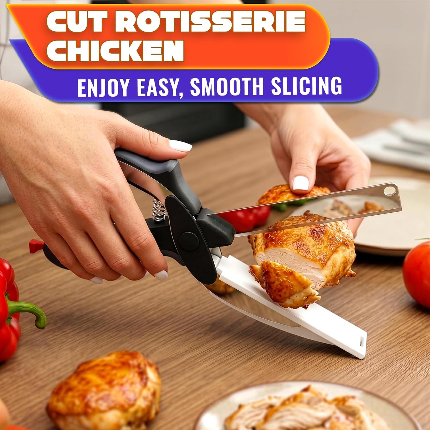 2-in-1-kitchen-scissors-for-food-with-cutting-board-safety-lock-stainless-steel-cutting-board-scissors-for-soft-veggies-fruit-cheese-tomato-knife-alternative-9-5-dishwasher-safe