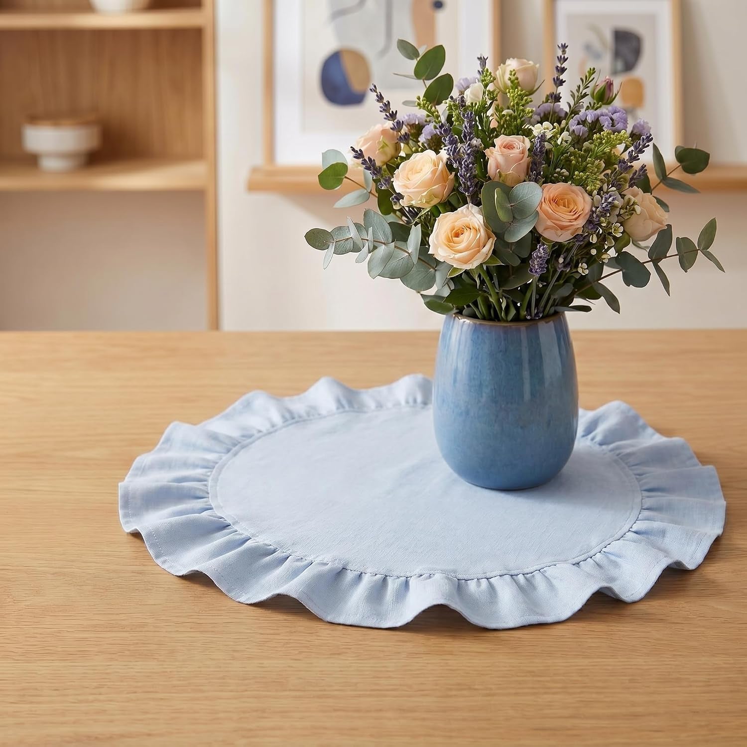 round-ruffled-linen-blend-placemats-15-inch-scalloped-table-mats-set-of-4