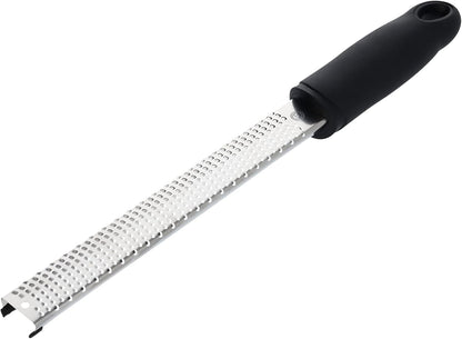Masterchef Lemon Zester Grater with Handle, Stainless Steel, Non Slip Grip1