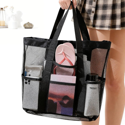 2Pcs Mesh Gym Shower Caddy, Portable Shower Bag6