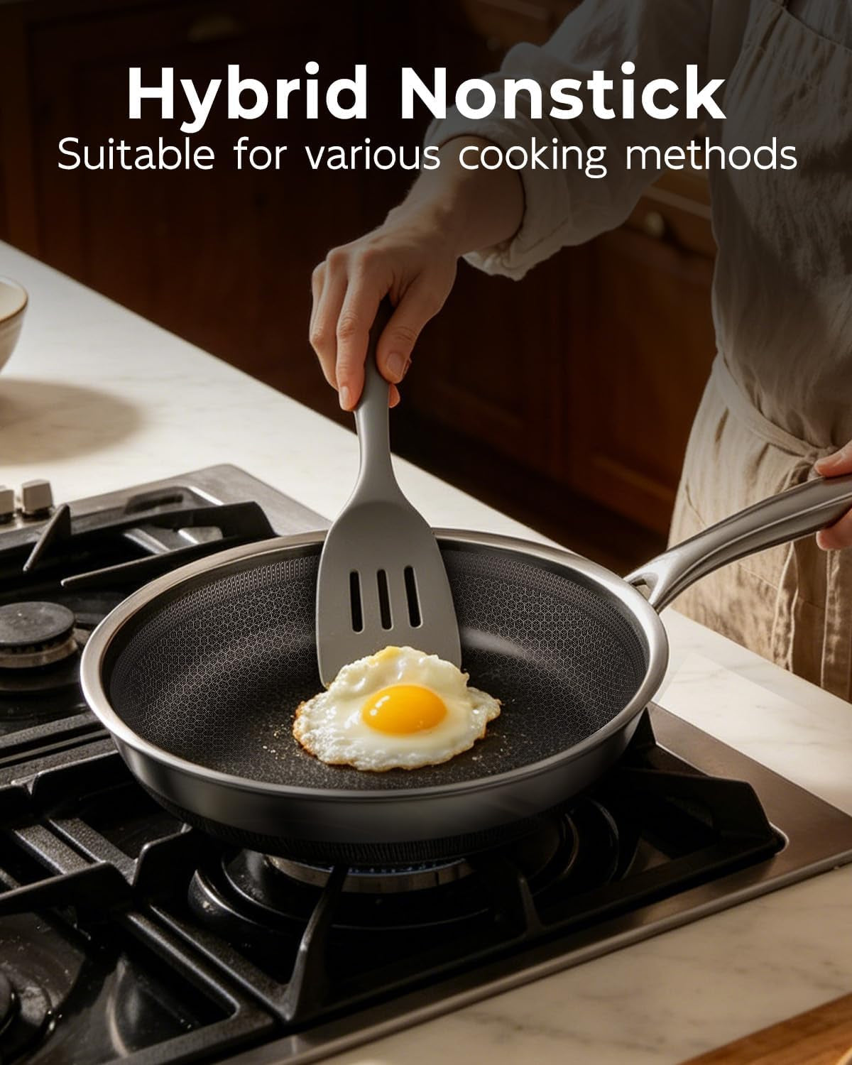 10-inch-nonstick-frying-pan-with-lid-honeycomb-hybrid-stainless-steel-skillet-tri-ply-induction-compatible-non-toxic-frying-pan-oven-safe-dishwasher-safe-silver