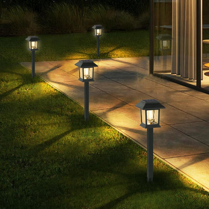 Solar Lights Outdoor,12 Pack 3000K Waterproof Auto On/Off Solar Pathway Lights for Your Garden, Landscape, Path, Yard, Patio, Driveway,Walkway Decor8