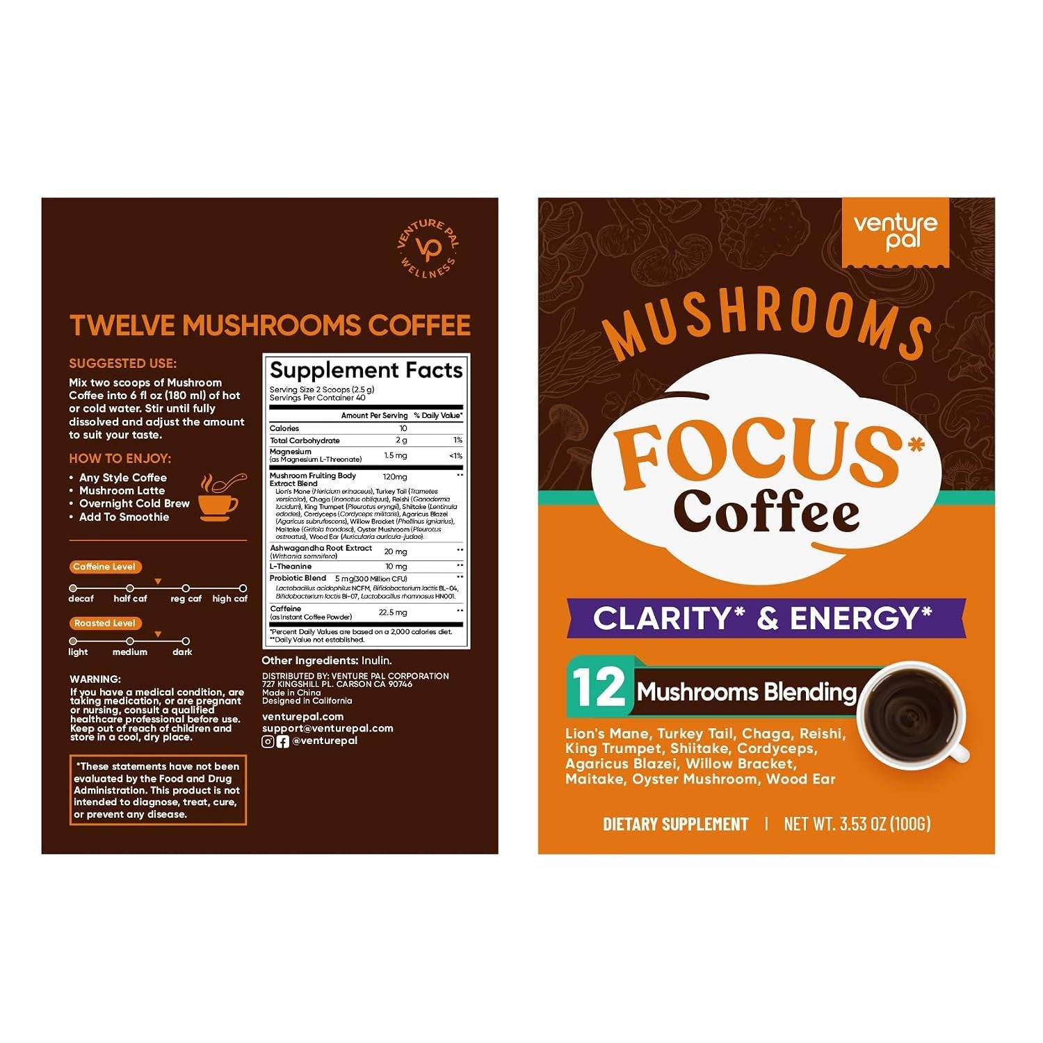 mushroom-coffee-12-mushrooms-focus-digestion-40-servings-12-adaptogenic-mushrooms-with-lions-mane-cordyceps-reishi-turkey-tail-ashwagandha-probiotics-low-caffeine-calories