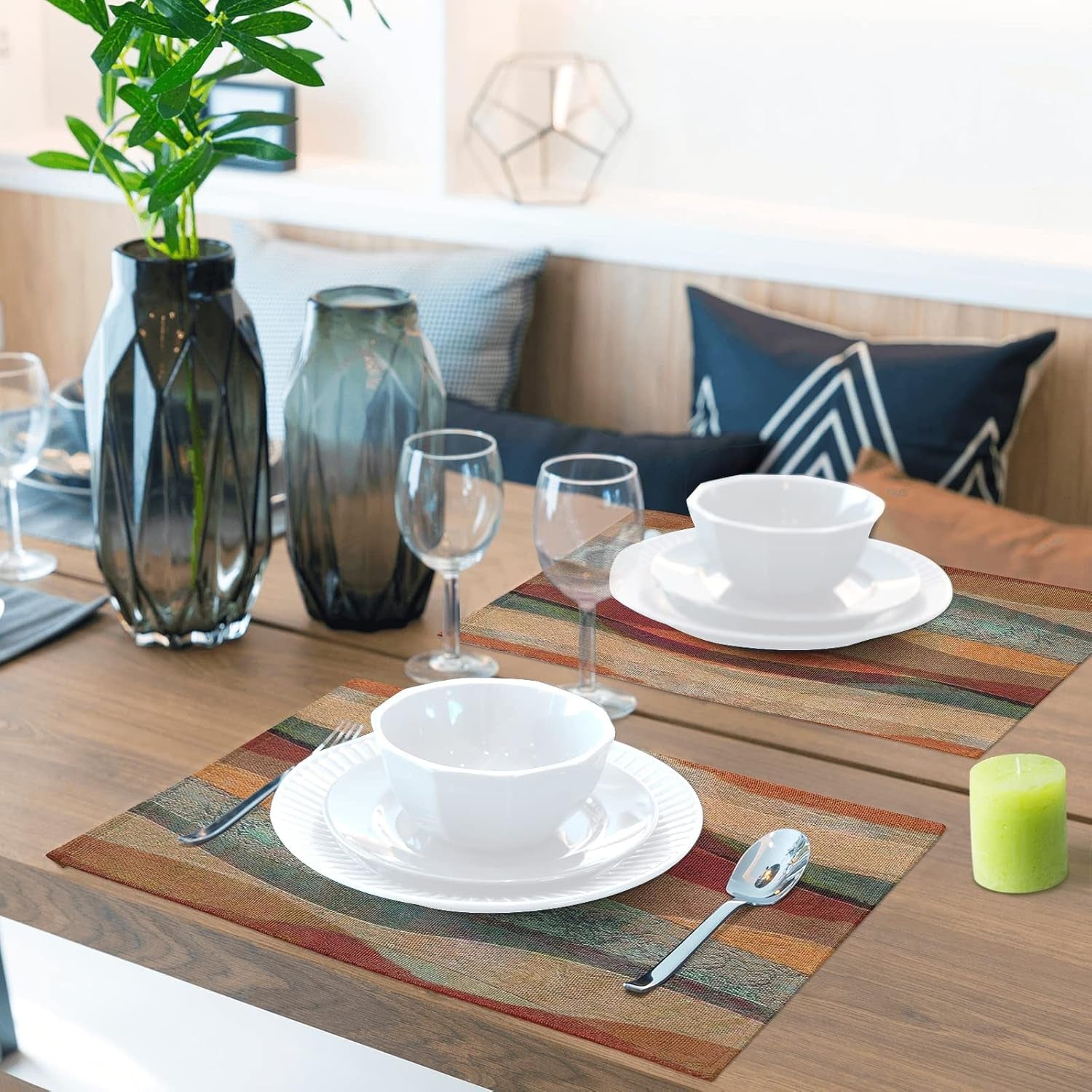 placemats-set-of-6-southwest-turquoise-arizona-stripes-placemats-travertine-sandstone-dining-table-placemats-washable-wipeable-linen-cloth-fabric-place-mat-farmhouse-holiday-party-kitchen-decor