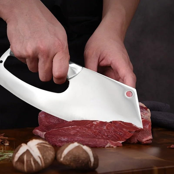 Meat Cleaver, Professional Chef Knife Ultra-Sharp Kitchen Knives Stainless Steel Cleaver for Meat Vegetable Kitchen Tools5