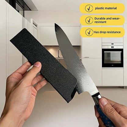 Professional 8-Inch Knife Sheath, Black ABS Plastic with Felt Lining, Waterproof Blade Guard Cover for 7-8 Inch Chef Knives, Kitchen Storage, Travel Protection4