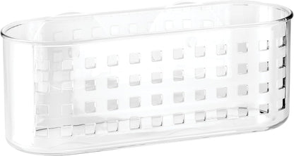 Hanging Suction Shower Caddy Basket, Clear8